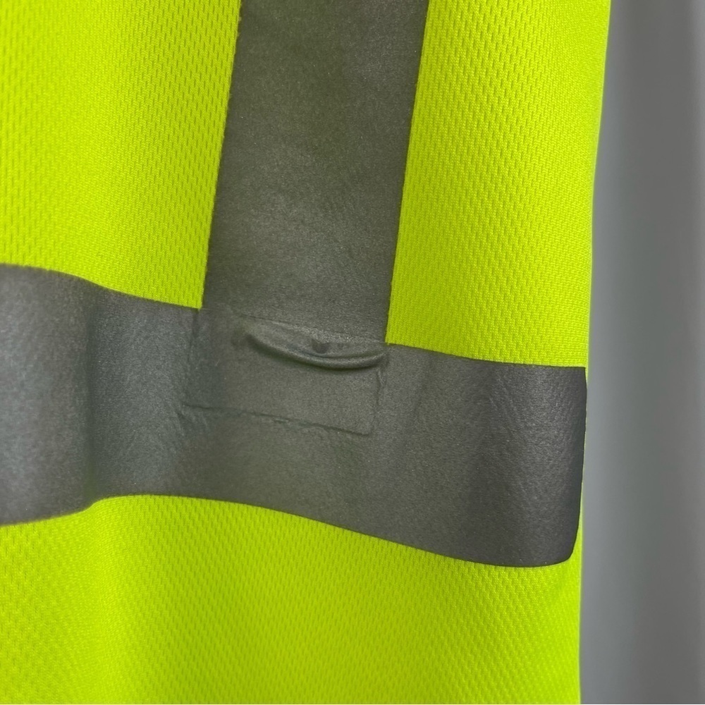 Tingley XL Reflective Class 2 Neon Construction Pocket T Shirt Workwear Outdoor - Picture 4 of 7